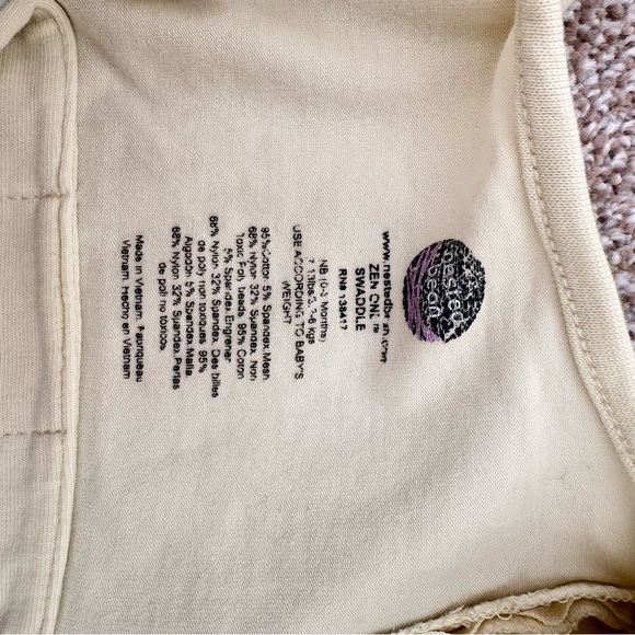 Two Nested Bean Baby Weighted Sleep Sack - Picture 5 of 8